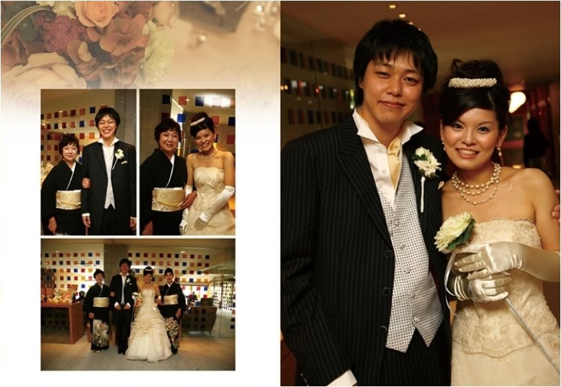。10頁目:結婚式アルバム