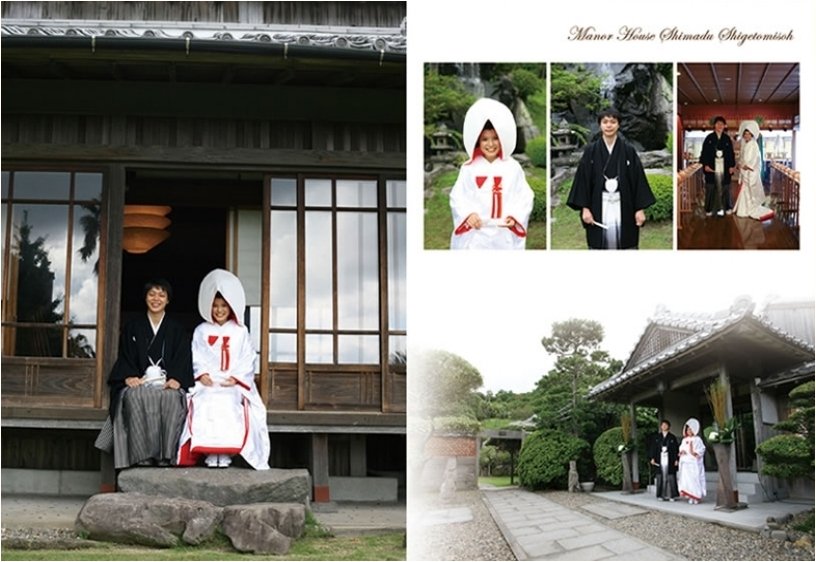 ご両親へのプレゼントとしてご注文いただきました。2頁目:結婚式アルバム