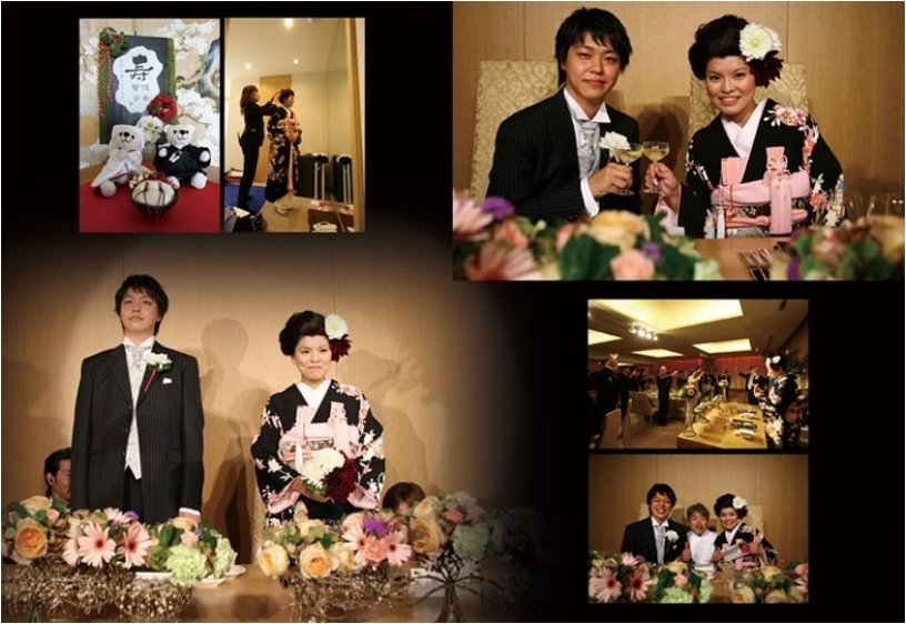 雅楽の響きが結婚式を荘厳なものにしています。7頁目:結婚式アルバム