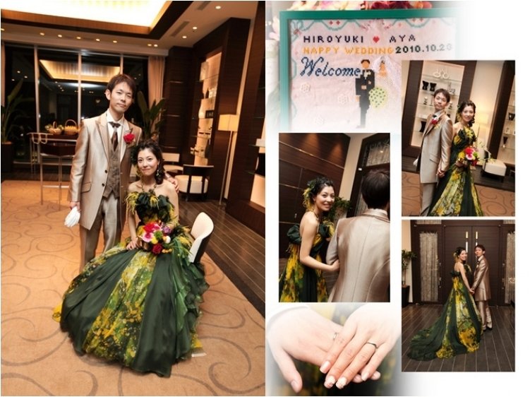 ご本人たちの笑顔からもゲストも楽しまれている事間違いありません。7頁目:結婚式アルバム