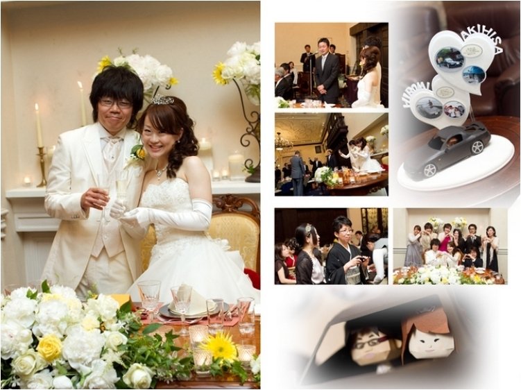 8頁目:結婚式アルバム