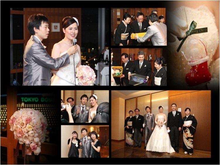 8頁目:結婚式アルバム