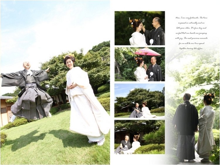 お二人のセンスが光る一冊となりました。10頁目:結婚式アルバム