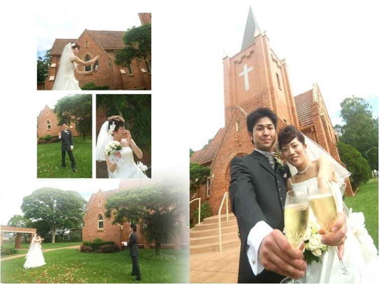 8頁目:結婚式アルバム