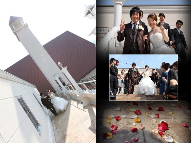 お姫様抱っこの入場で始まった披露宴は、新郎新婦の笑顔が印象的な楽しい宴となりました。7頁目:結婚式アルバム