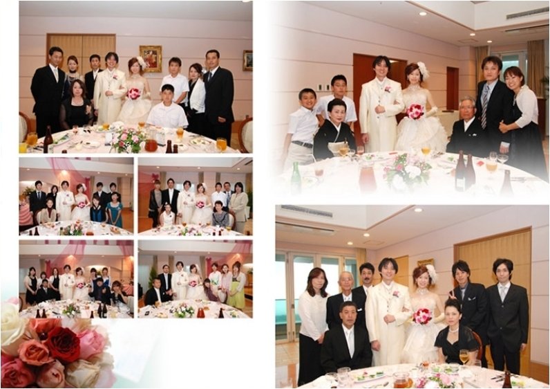 8頁目:結婚式アルバム