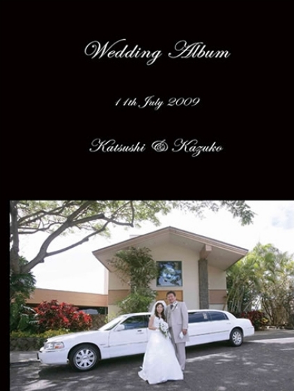 20：ジョンドミニスチャペル・バイザシー（ハワイ）−結婚式アルバム作成-アルバムカフェです。