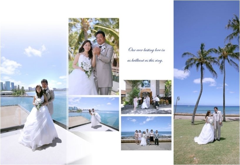 8頁目:結婚式アルバム