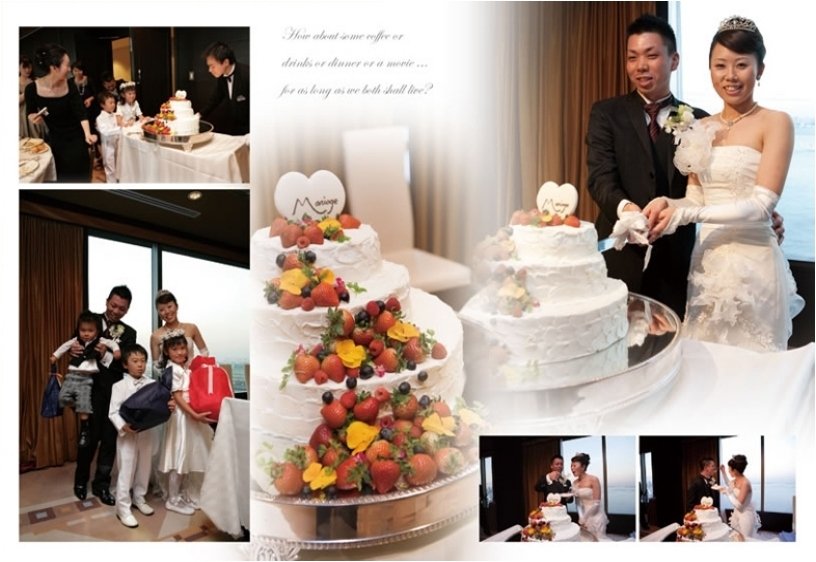 。9頁目:結婚式アルバム