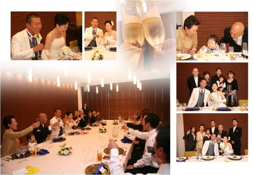 8頁目:結婚式アルバム