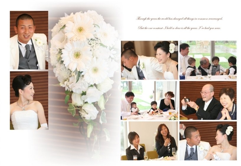 9頁目:結婚式アルバム