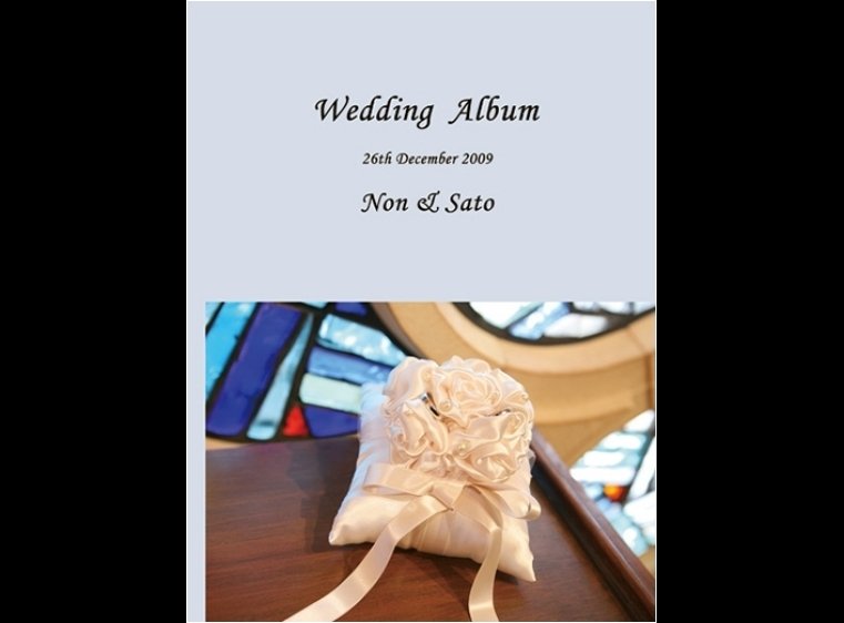 1頁目:結婚式アルバム