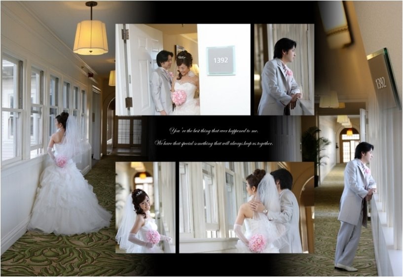 3頁目:結婚式アルバム