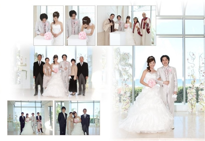 8頁目:結婚式アルバム