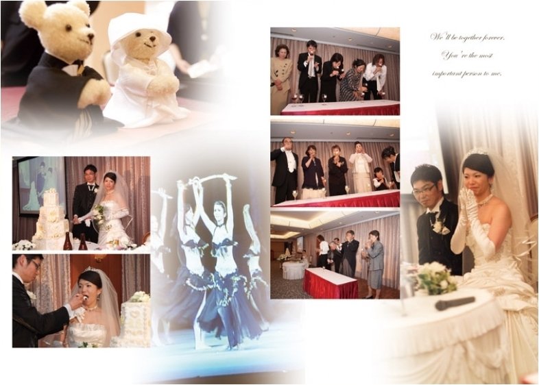 。9頁目:結婚式アルバム