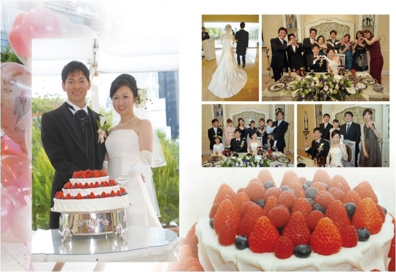 8頁目:結婚式アルバム