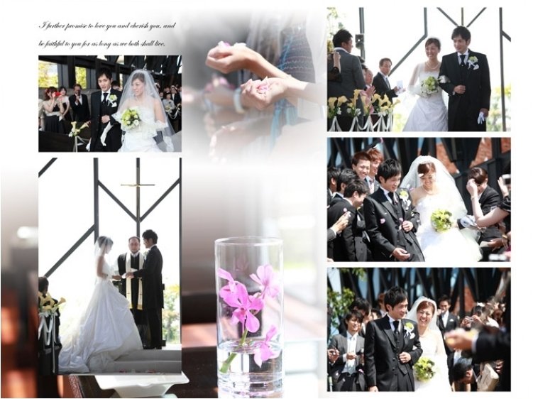 3頁目:結婚式アルバム