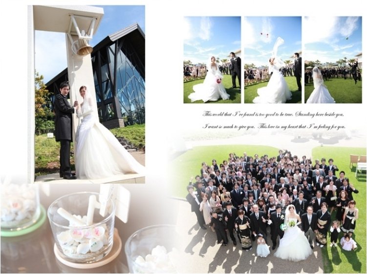 4頁目:結婚式アルバム