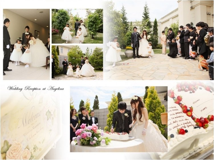緑の迎賓館アンジェリーナに場所を移し開かれた披露宴。6頁目:結婚式アルバム