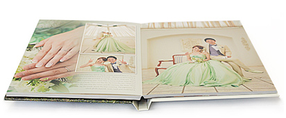 フォトブックと違うフラットオープン