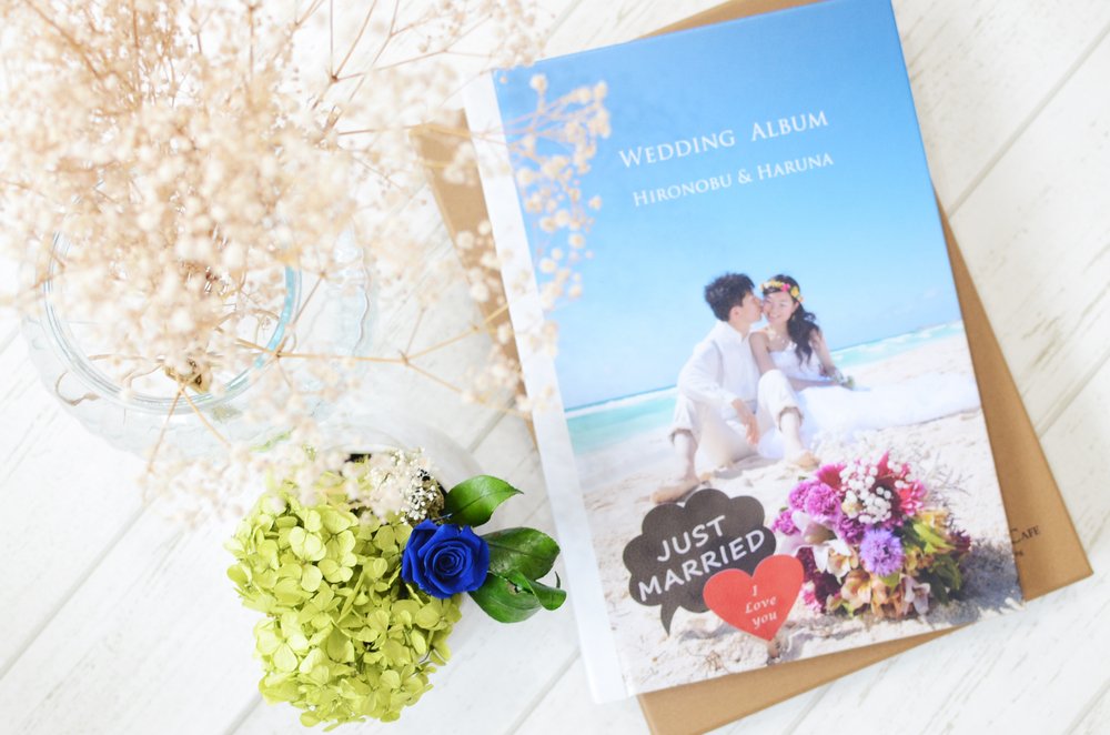 結婚式アルバムの写真