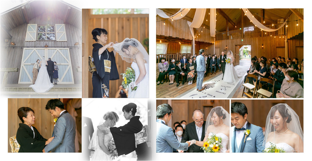 8頁目:結婚式アルバム