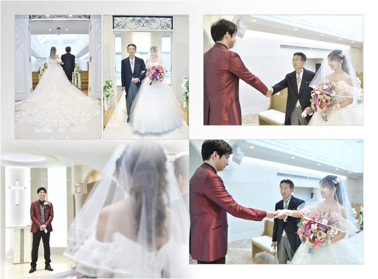 4頁目:結婚式アルバム