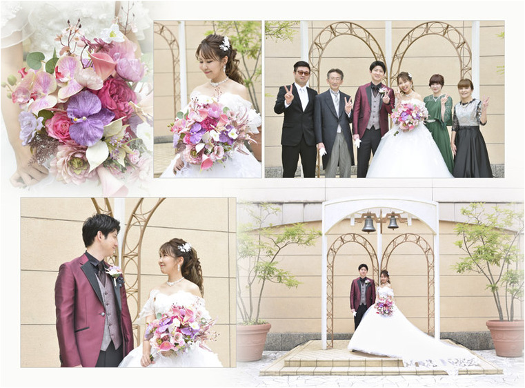 8頁目:結婚式アルバム