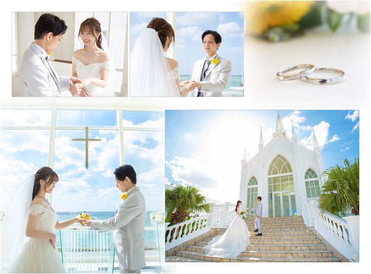 4頁目:結婚式アルバム