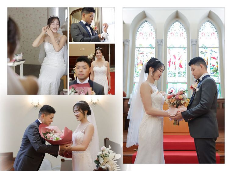 2頁目:結婚式アルバム