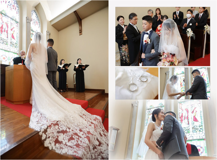 4頁目:結婚式アルバム