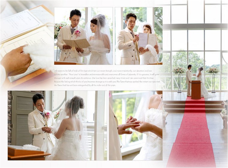5頁目:結婚式アルバム