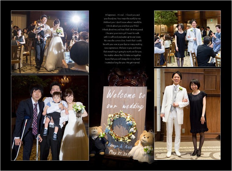 お写真からも完成度の高さが伺えますね。11頁目:結婚式アルバム